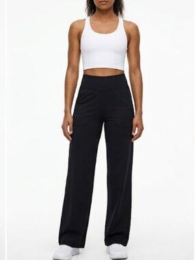 NWT Halara Black Wide Leg Athletic Pants Size XL Regular